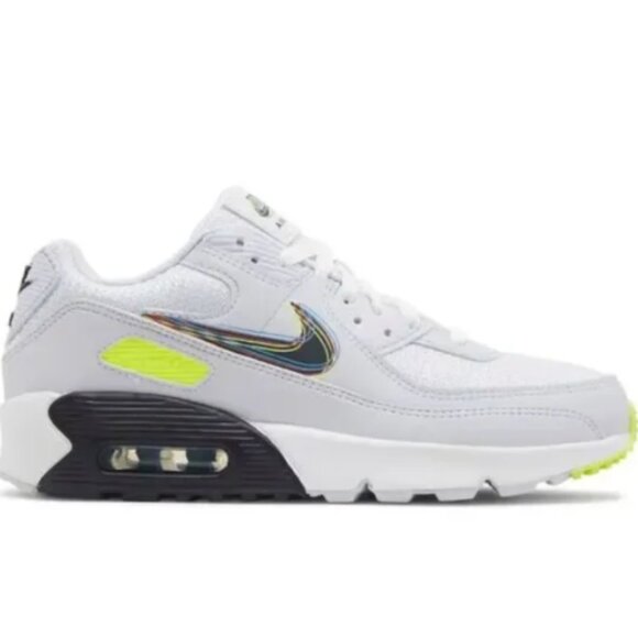 Nike Air Max 90 3D Swoosh Women's size 9 Gray Running Sneaker Walking Shoe - Picture 1 of 5